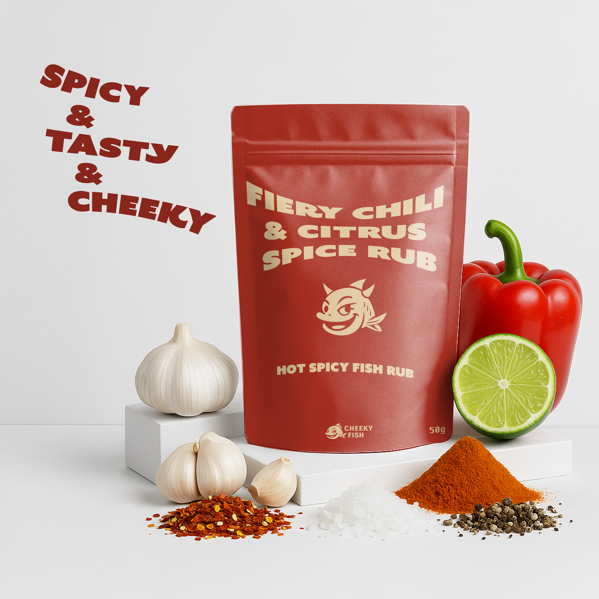 Fiery Chili & Citrus Spice Rub (Hot) - 150g